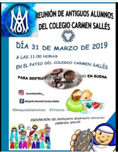 Reunión de antiguos alumnos del colegio Carmen Sallés
