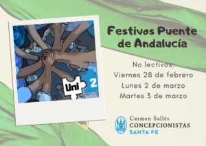 Festivos en Santa Fe por el Puente de Andalucía
