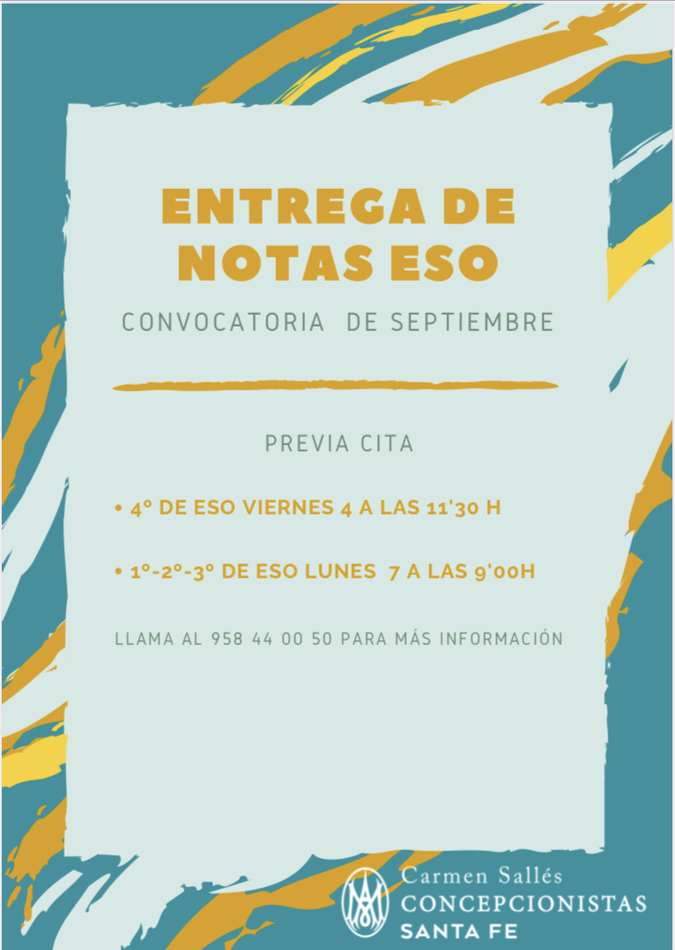 Entrega de Notas ESO