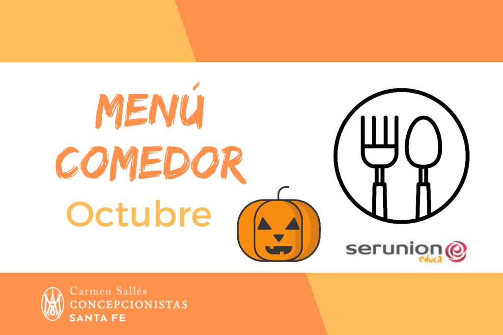 Menú comedor octubre