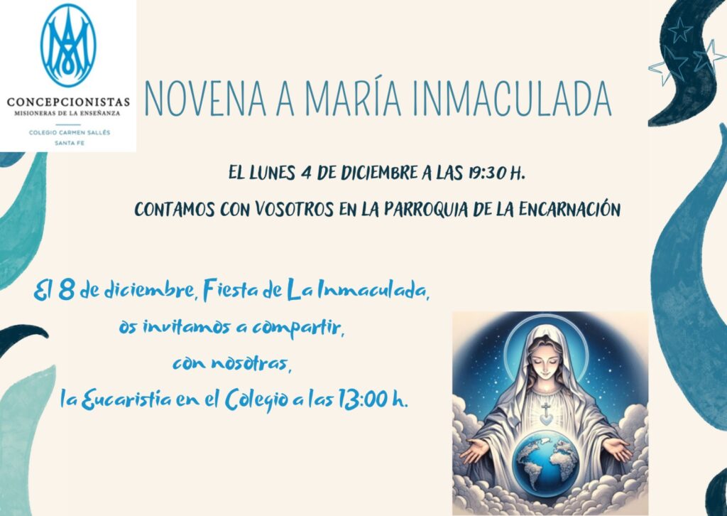 invitación Inmaculada