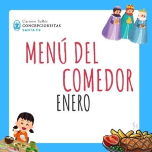 Menú Comedor Enero 2026