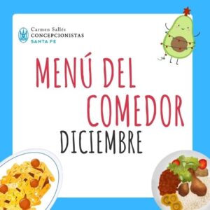 Menú Comedor Diciembre 2025