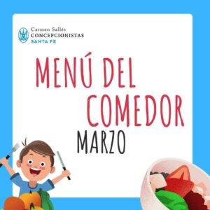 Menú Comedor Marzo 2026